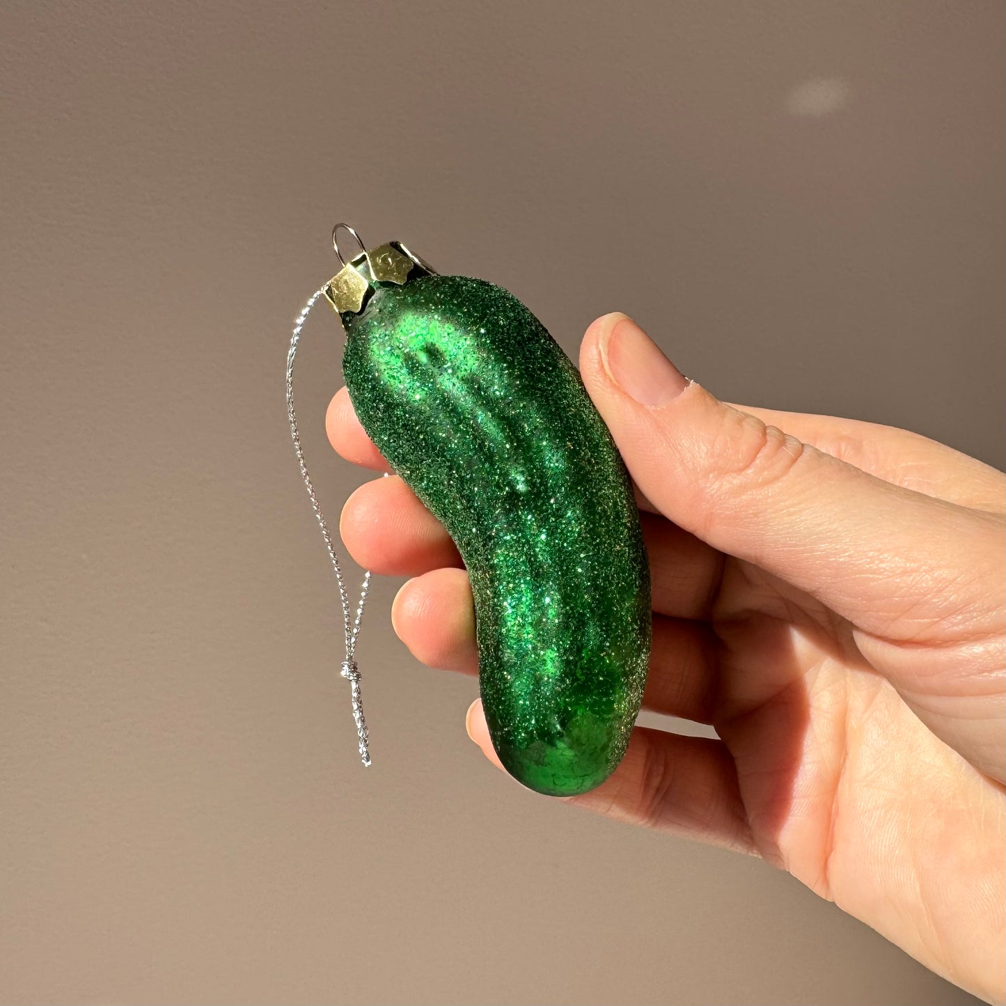 Glass Pickle Ornament