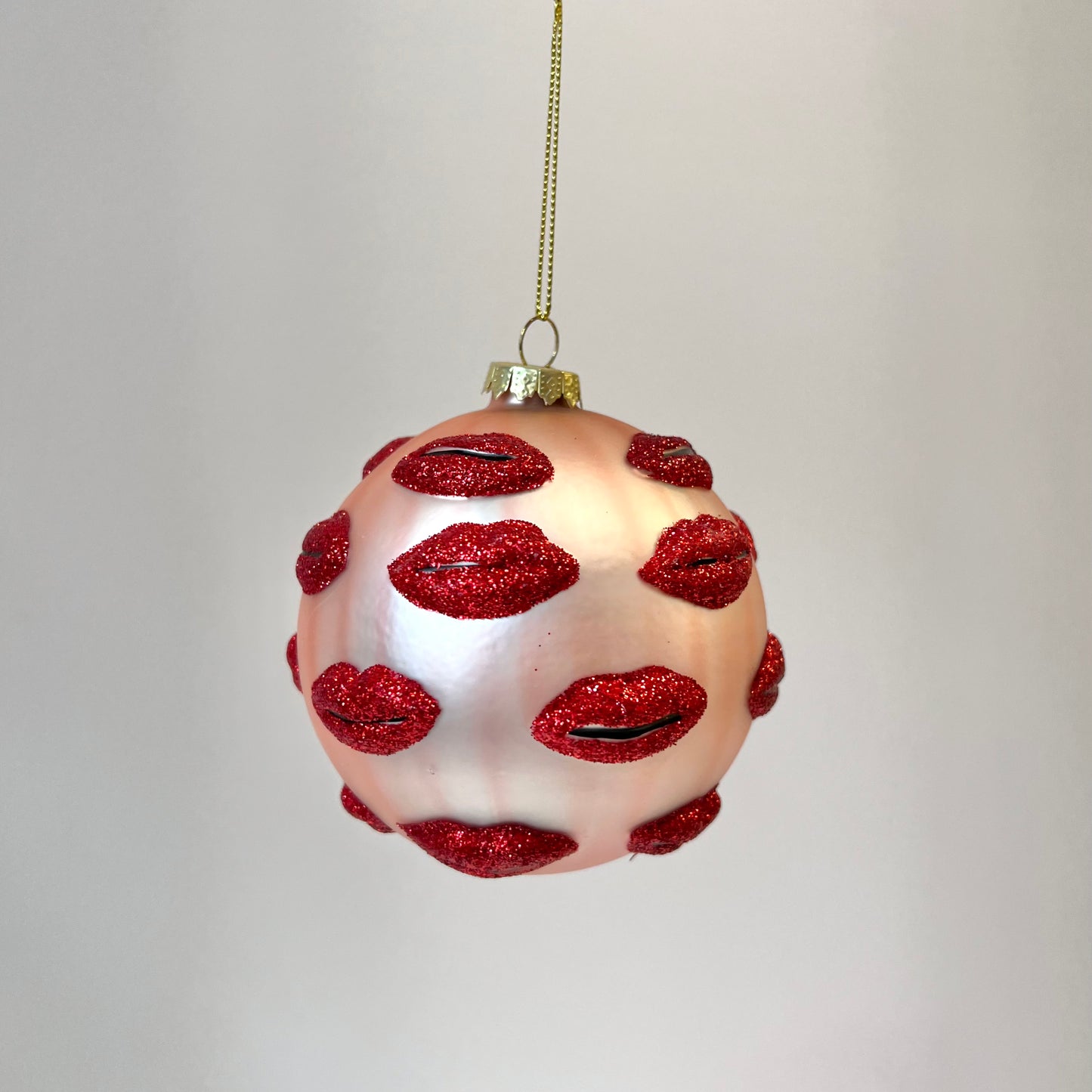 Lips Bauble Ornament