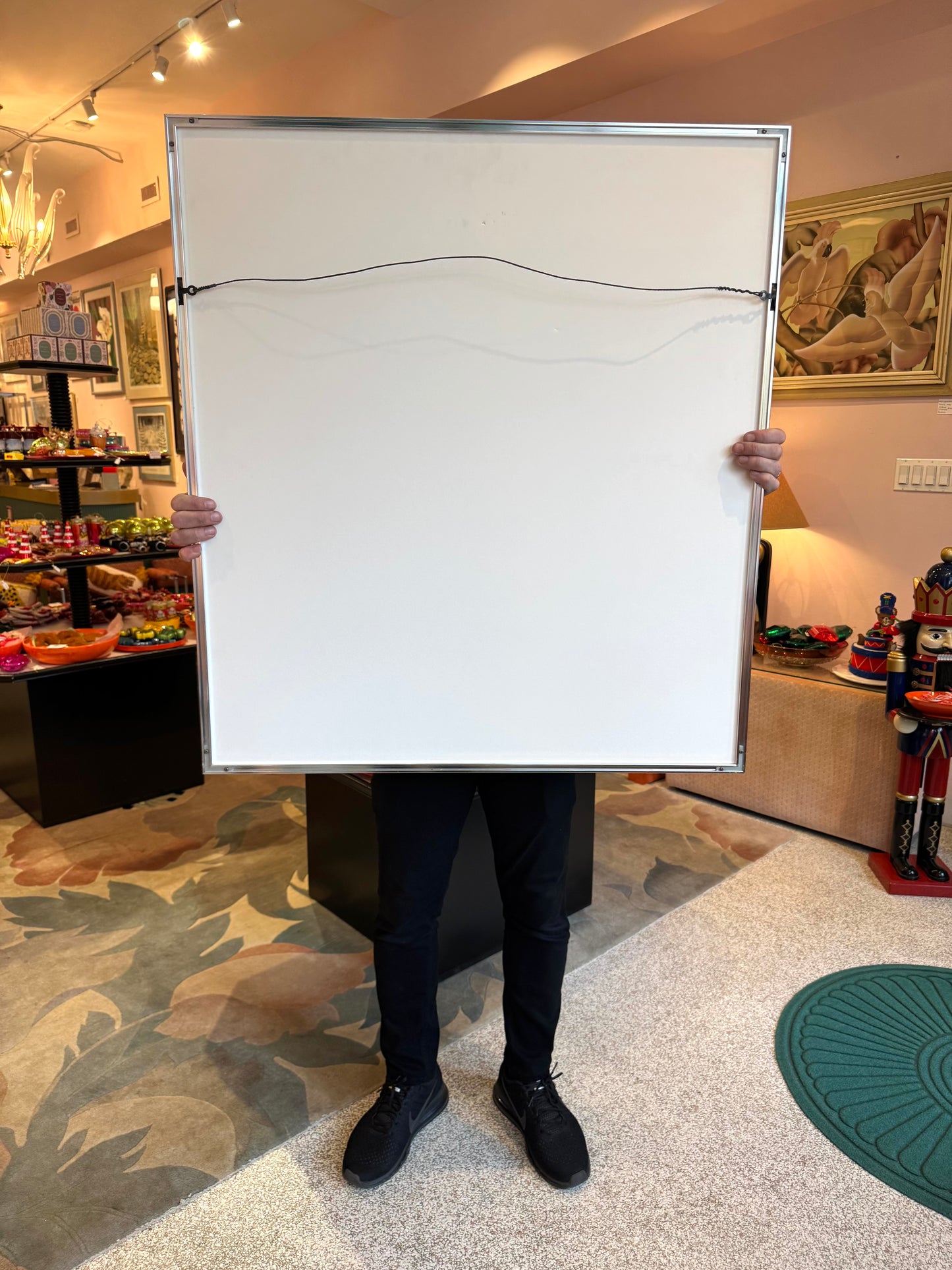 Vintage “Falling Man” Serigraph Print by Trova