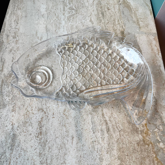 Vintage Lucite Fish Tray