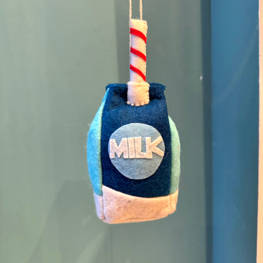 Felt Milk Ornament