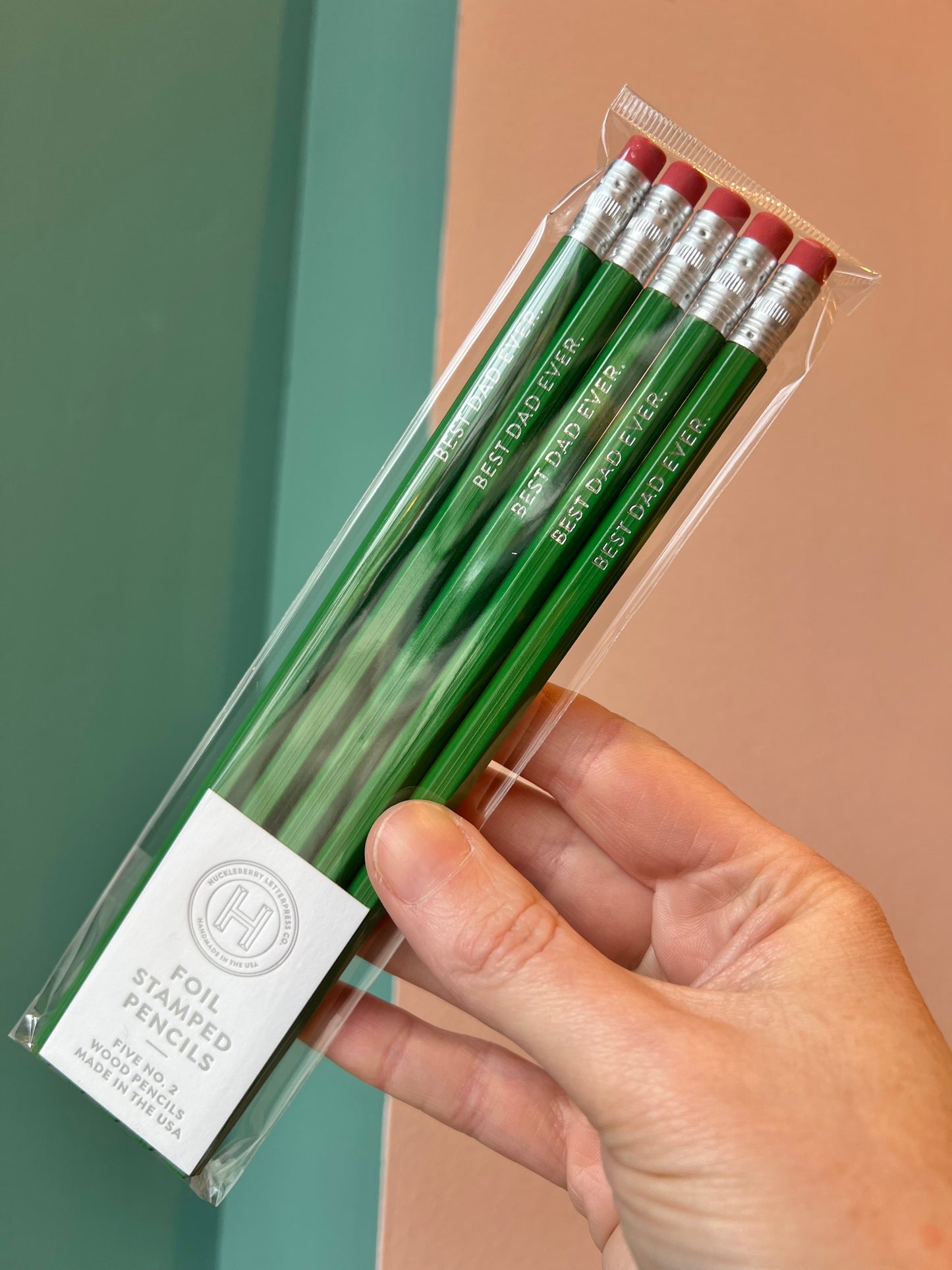 Best Dad Ever - Pencil Pack of 5: No. 2 Pencils