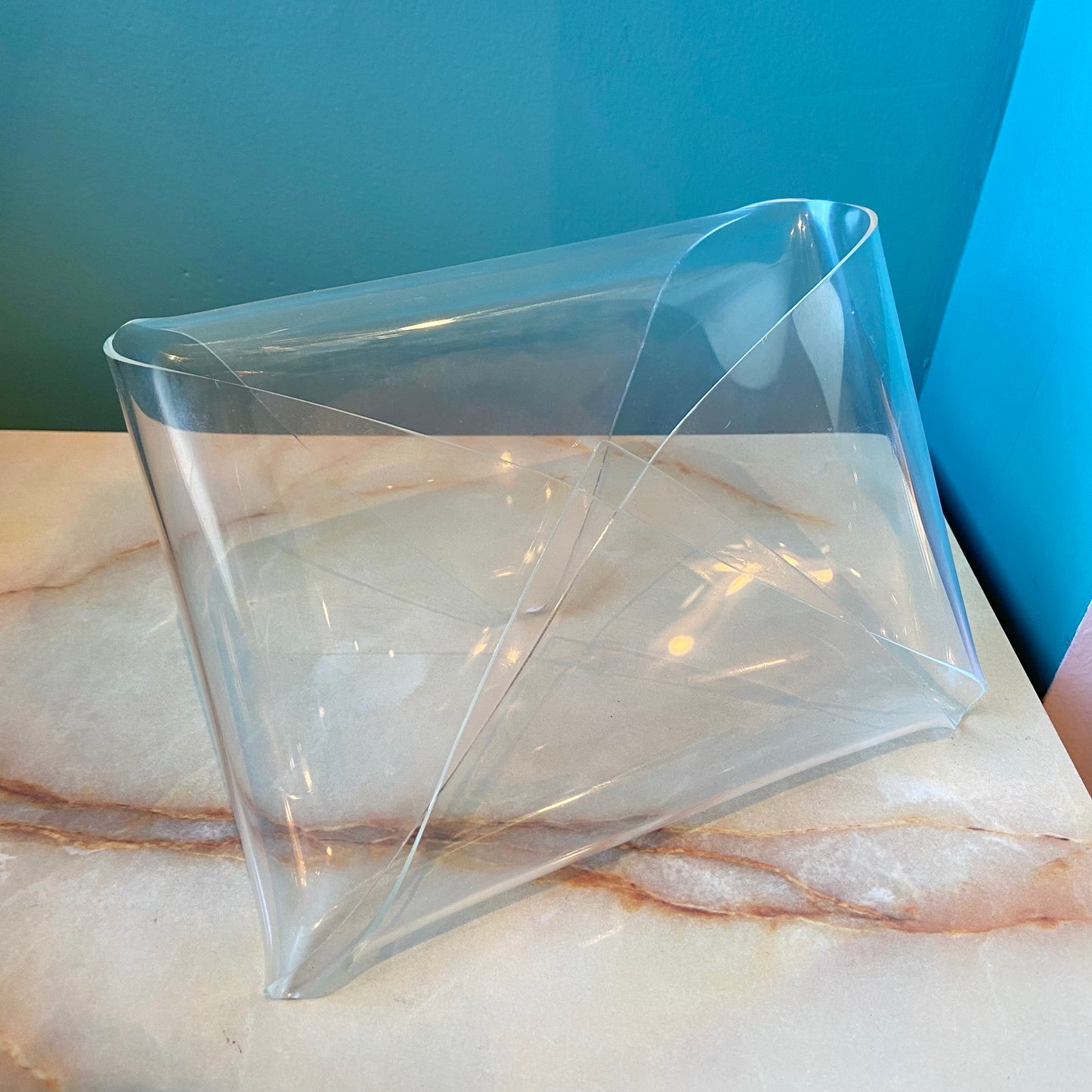 Vintage Lucite Envelope Desk Organizer