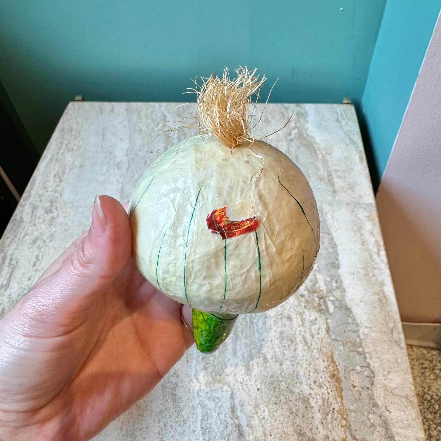 Set of 3 Vintage Paper Mache Vegetables