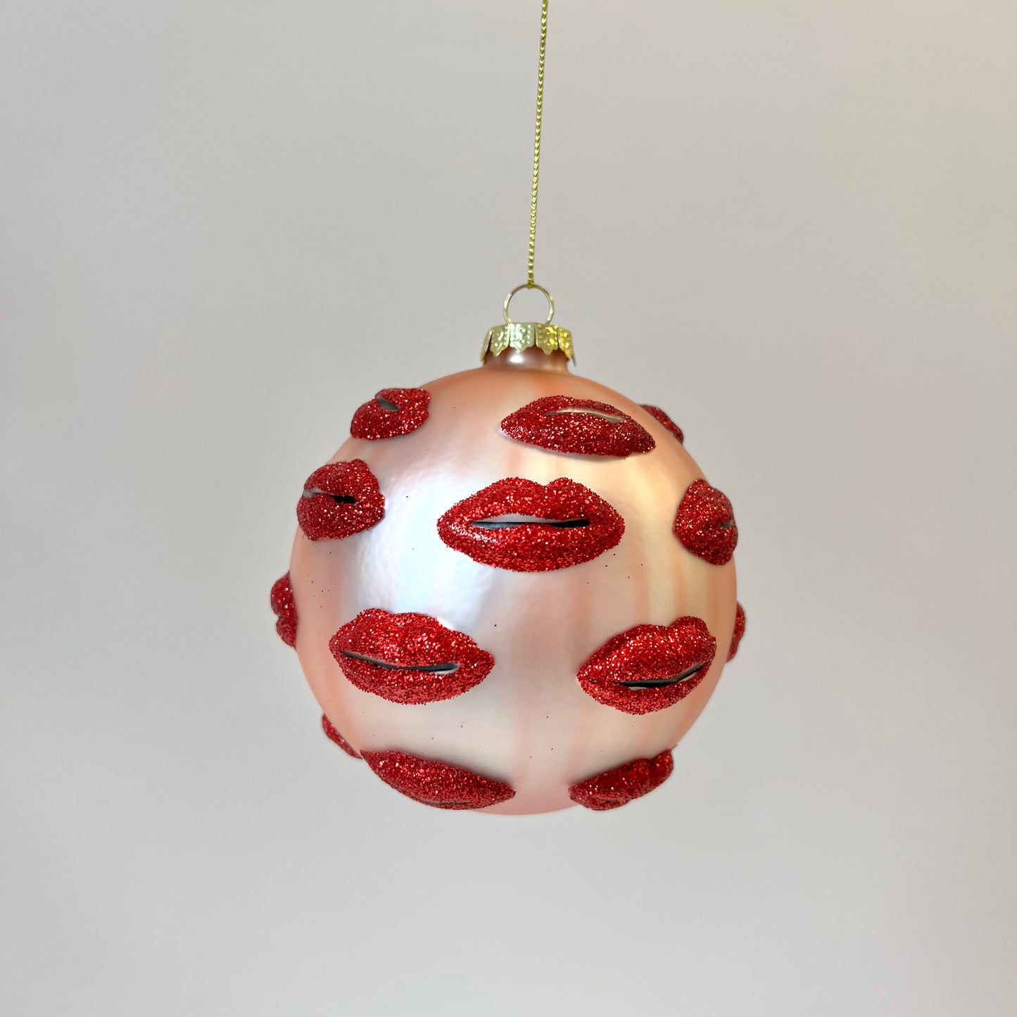 Lips Bauble Ornament
