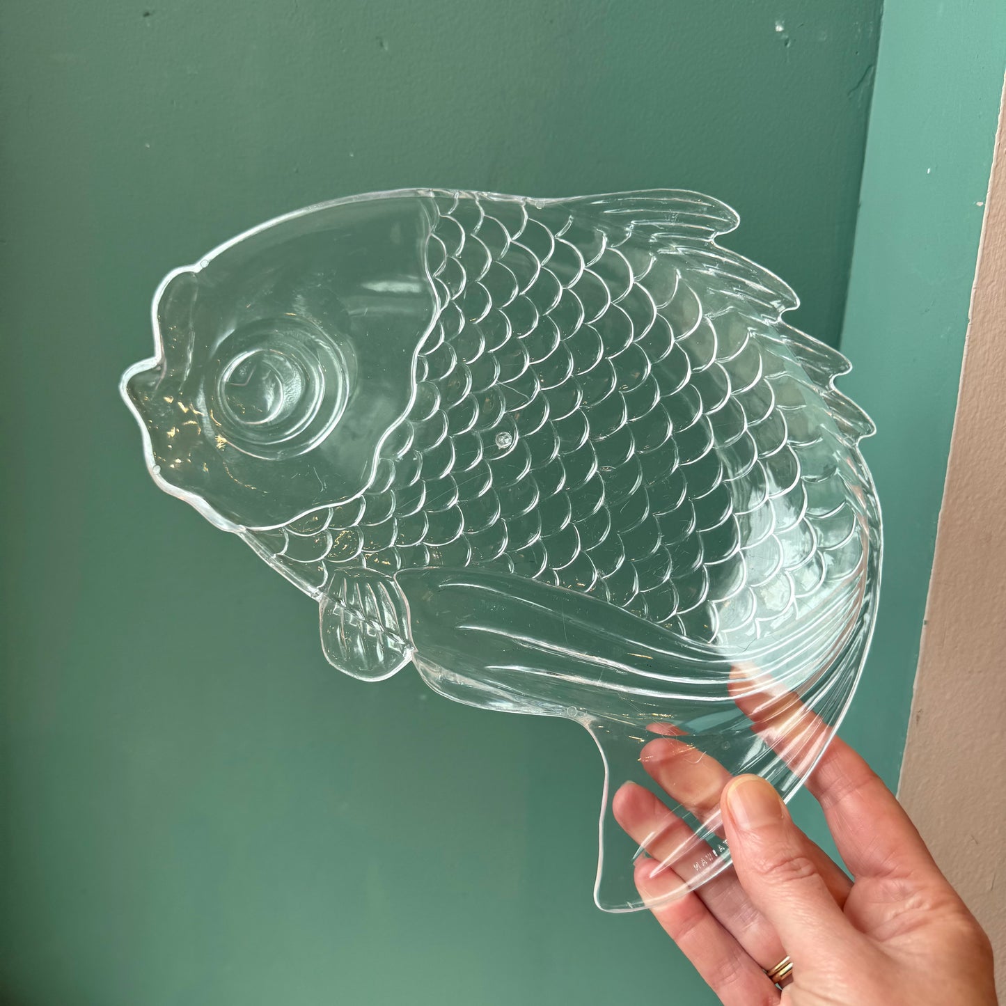 Vintage Lucite Fish Tray