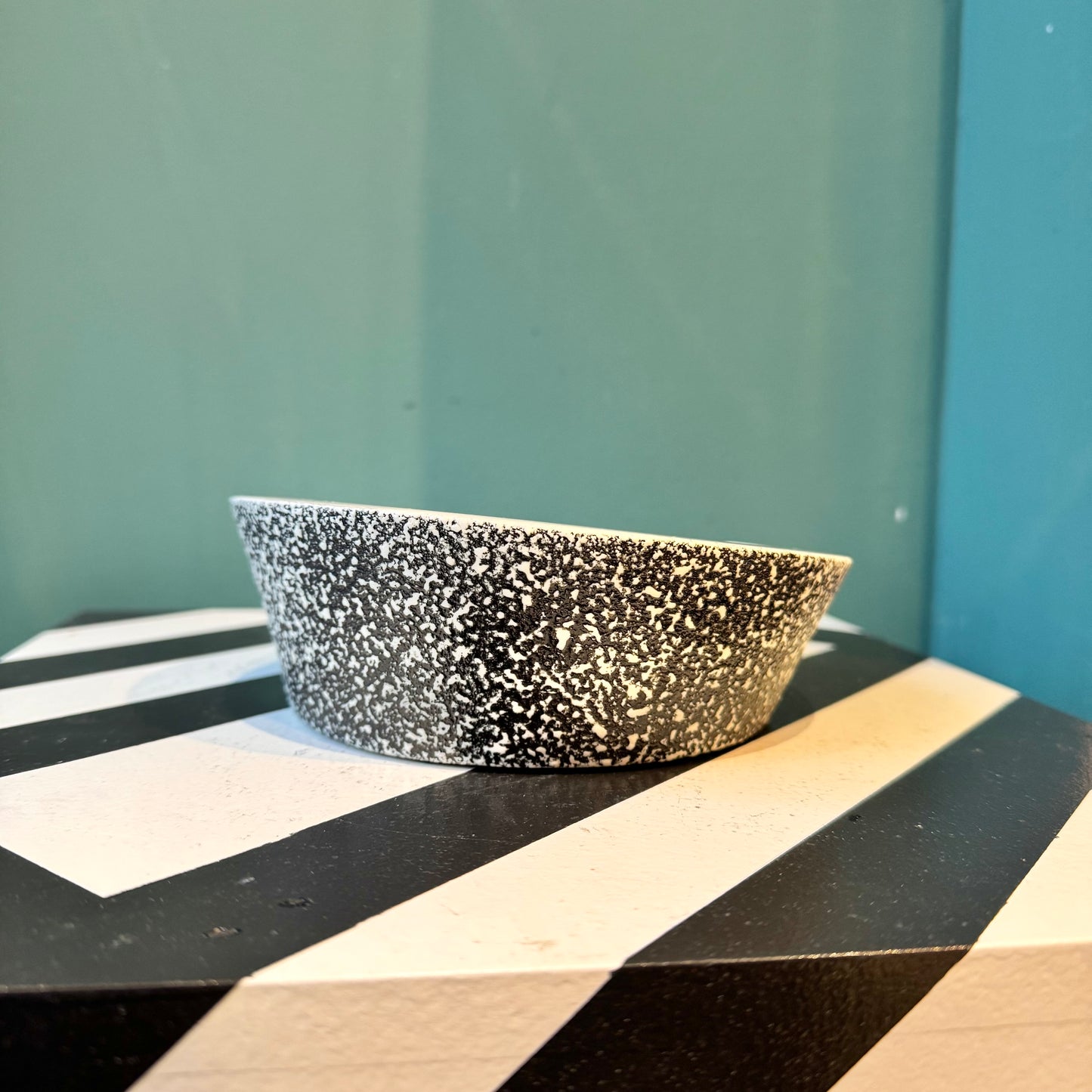 Mid Century Ceramic Speckled Ashtray