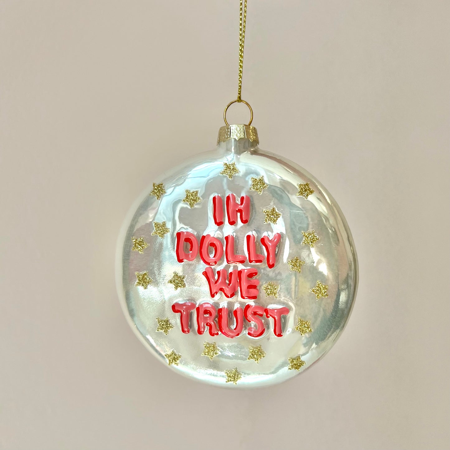 In Dolly We Trust Ornament