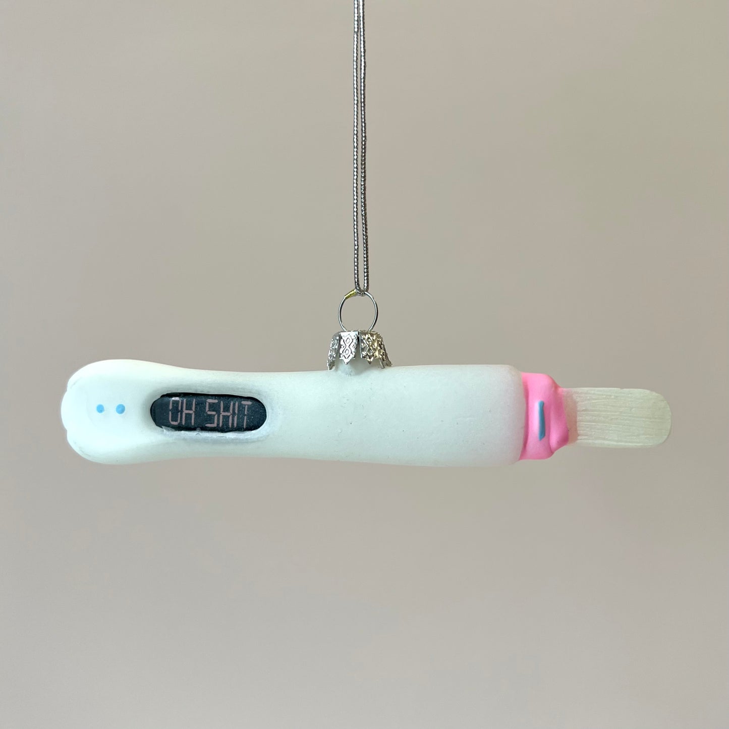 Oh Shit Pregnancy Test Ornament