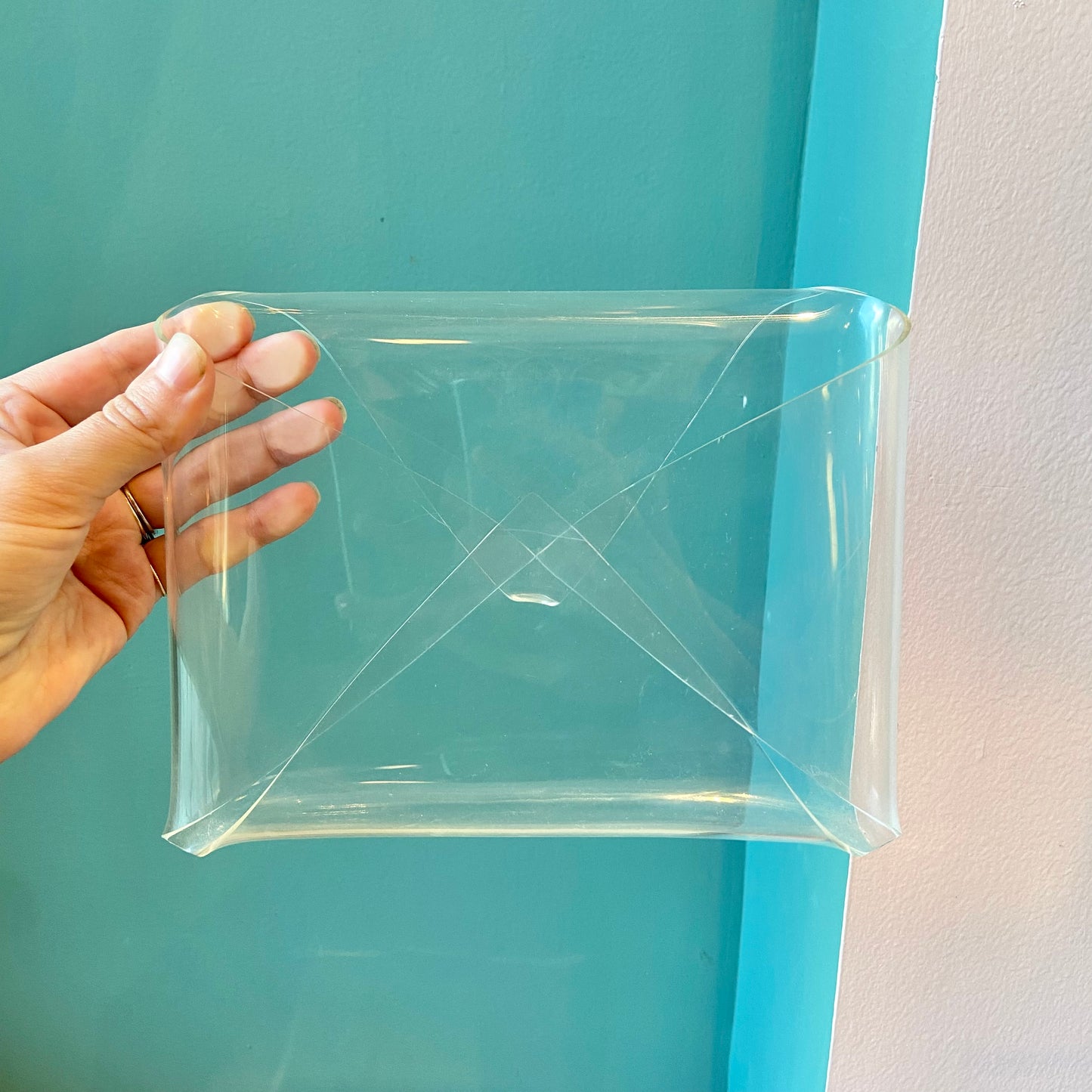Vintage Lucite Envelope Desk Organizer