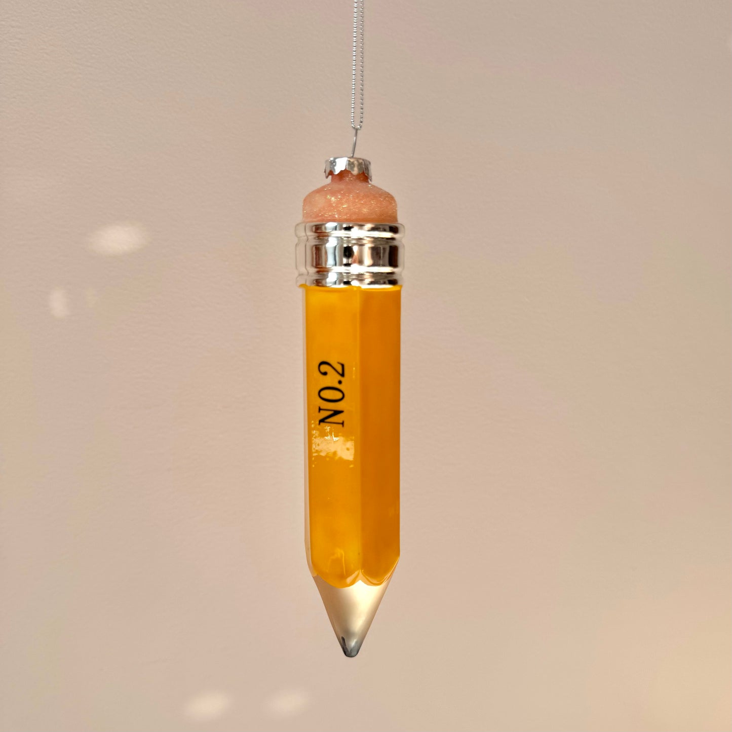 Large Glass Pencil Ornament