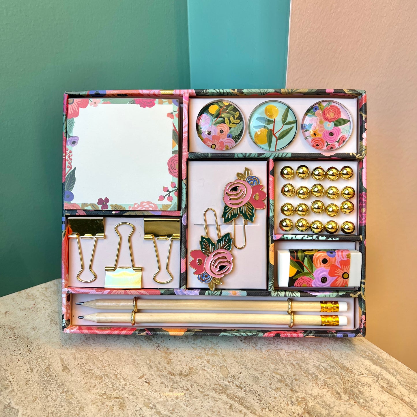 Garden Party Stationery Tackle Box