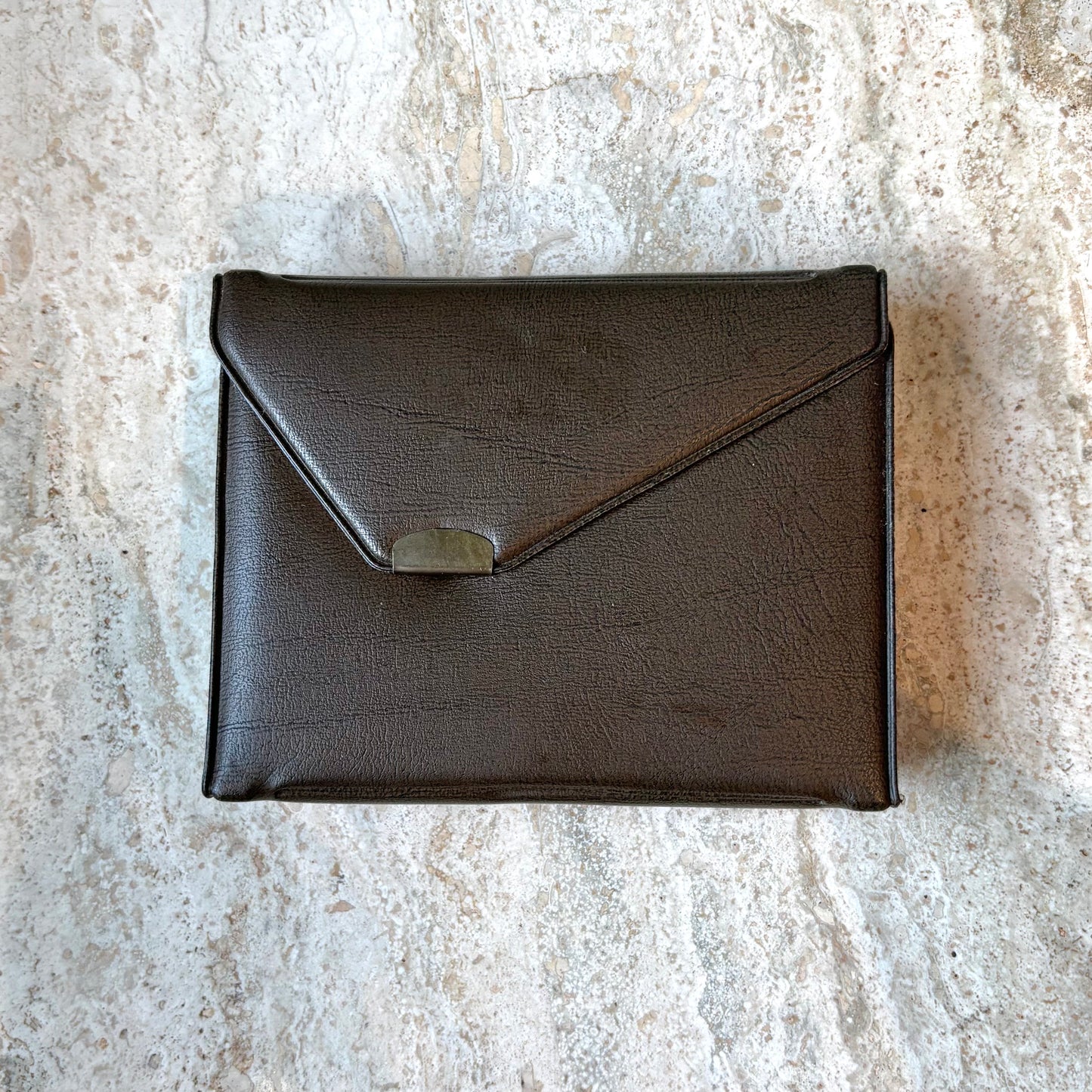 Vintage Set of Bridge Cards and Pad in Holder