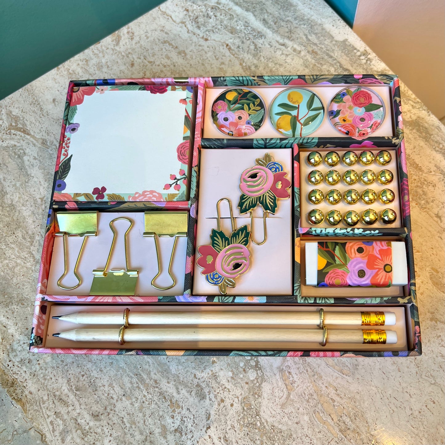 Garden Party Stationery Tackle Box