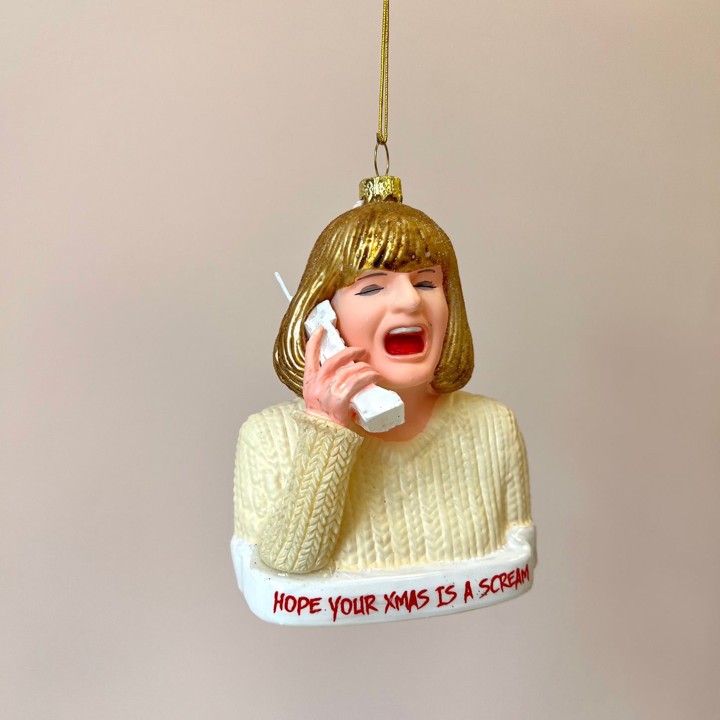 Hope Your Xmas is a Scream Ornament
