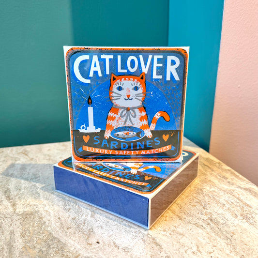 Cat Lover Sardines Luxury Box of Matches