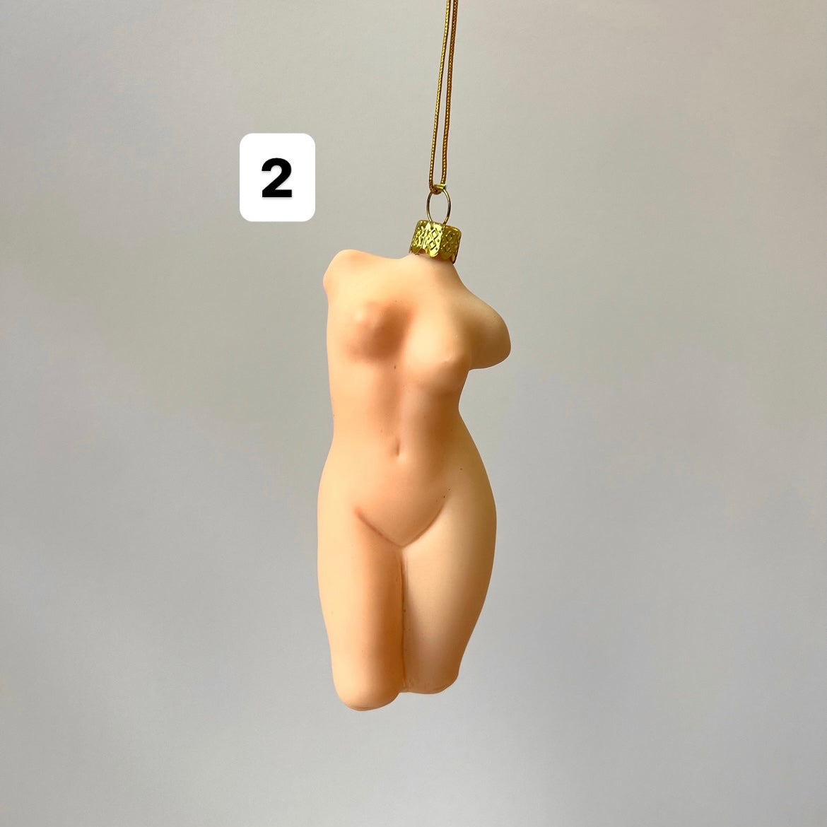 Nude Woman Torso Ornament