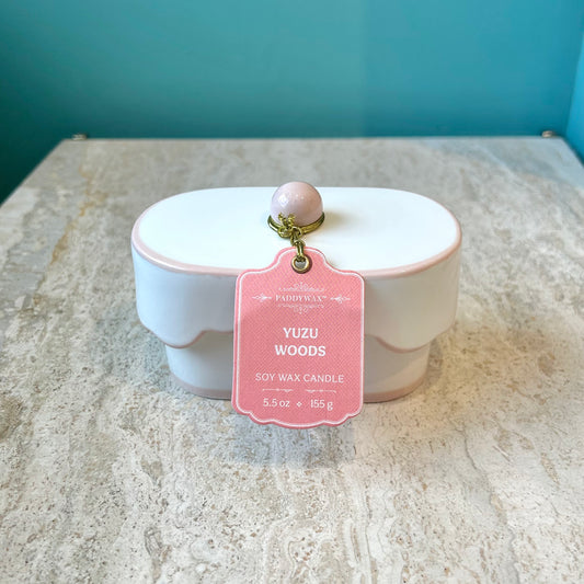 Paddywax Yuzu Woods Cherie Porcelain Candle