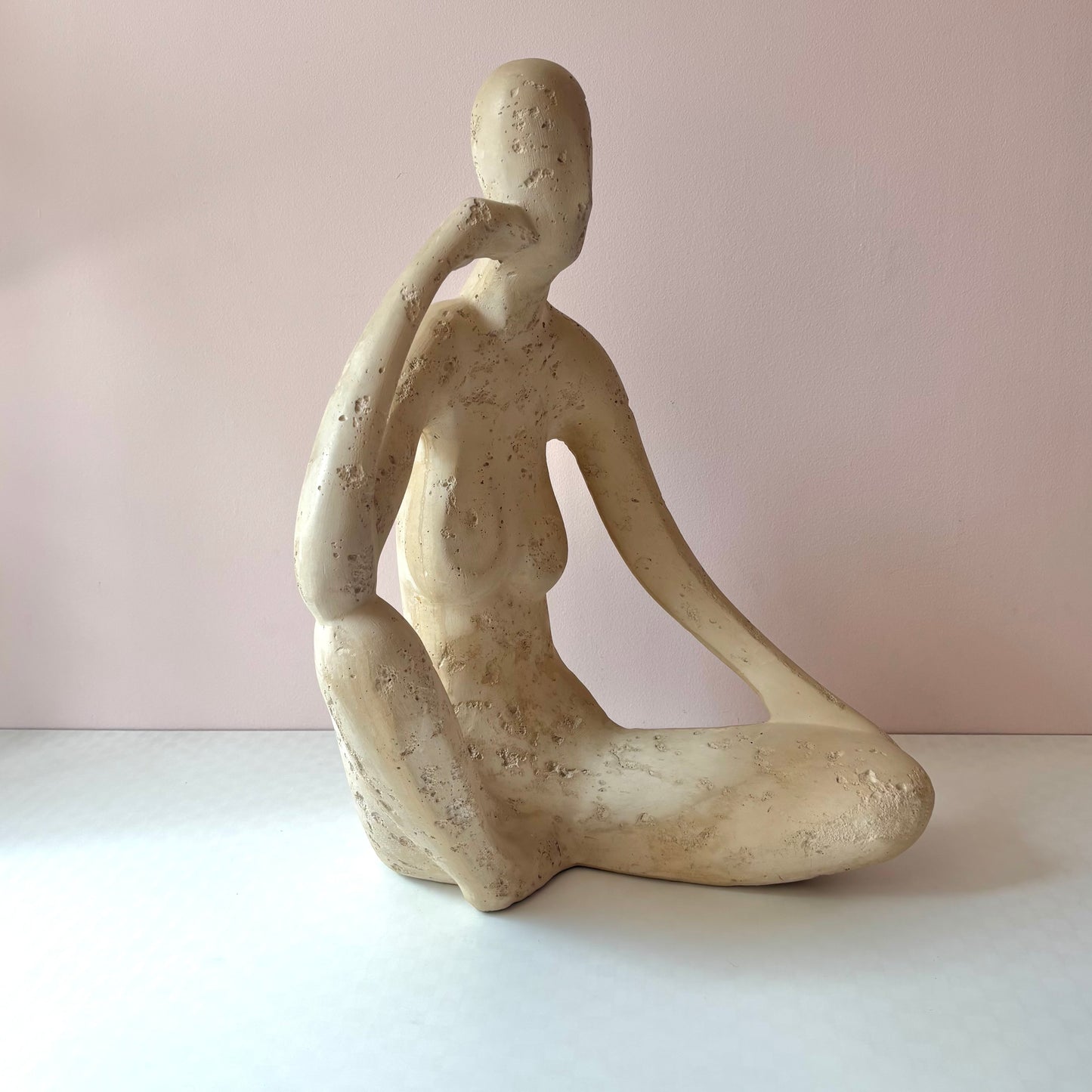 Vintage Large Abstract Female Sculpture