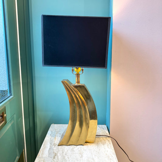1970’s Pierre Cardin Style Brass Lamp