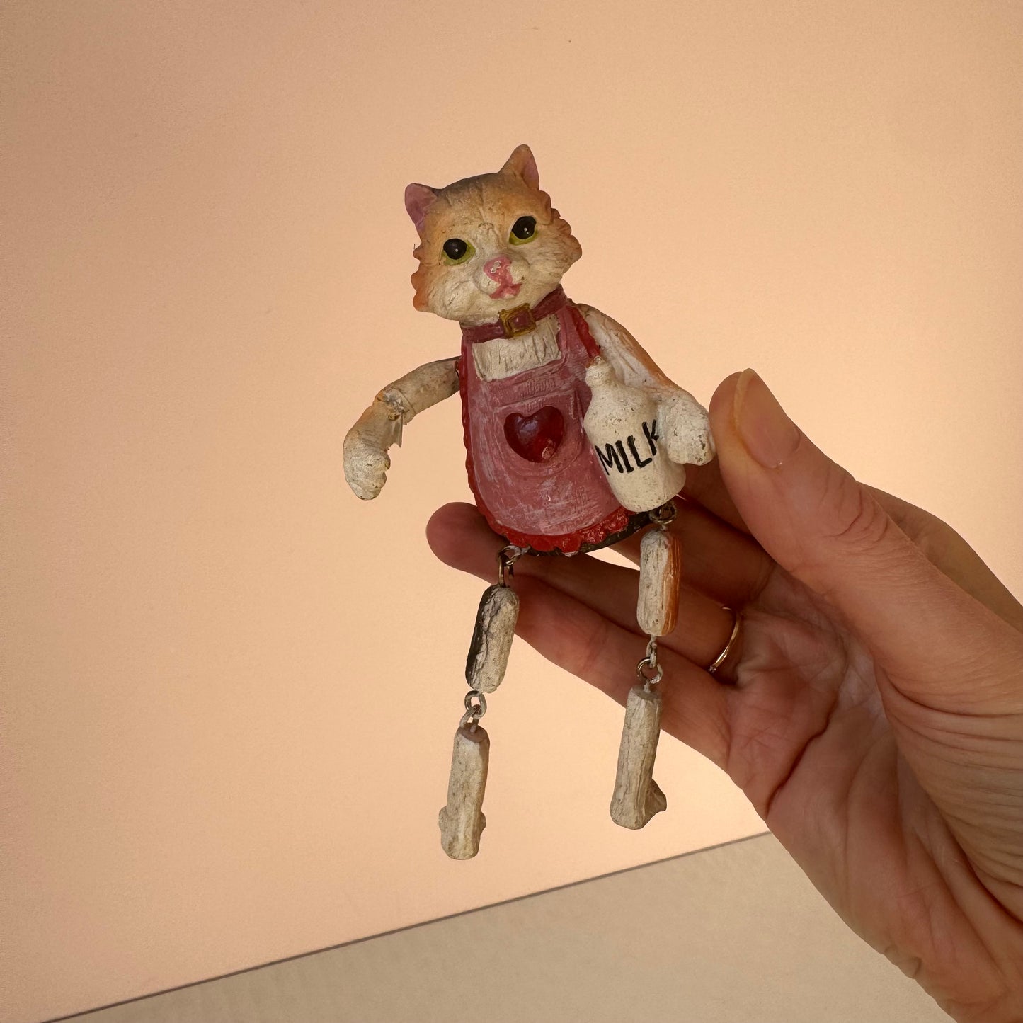 Vintage Set of 6 WMG Cooking Cat Shelf Sitters