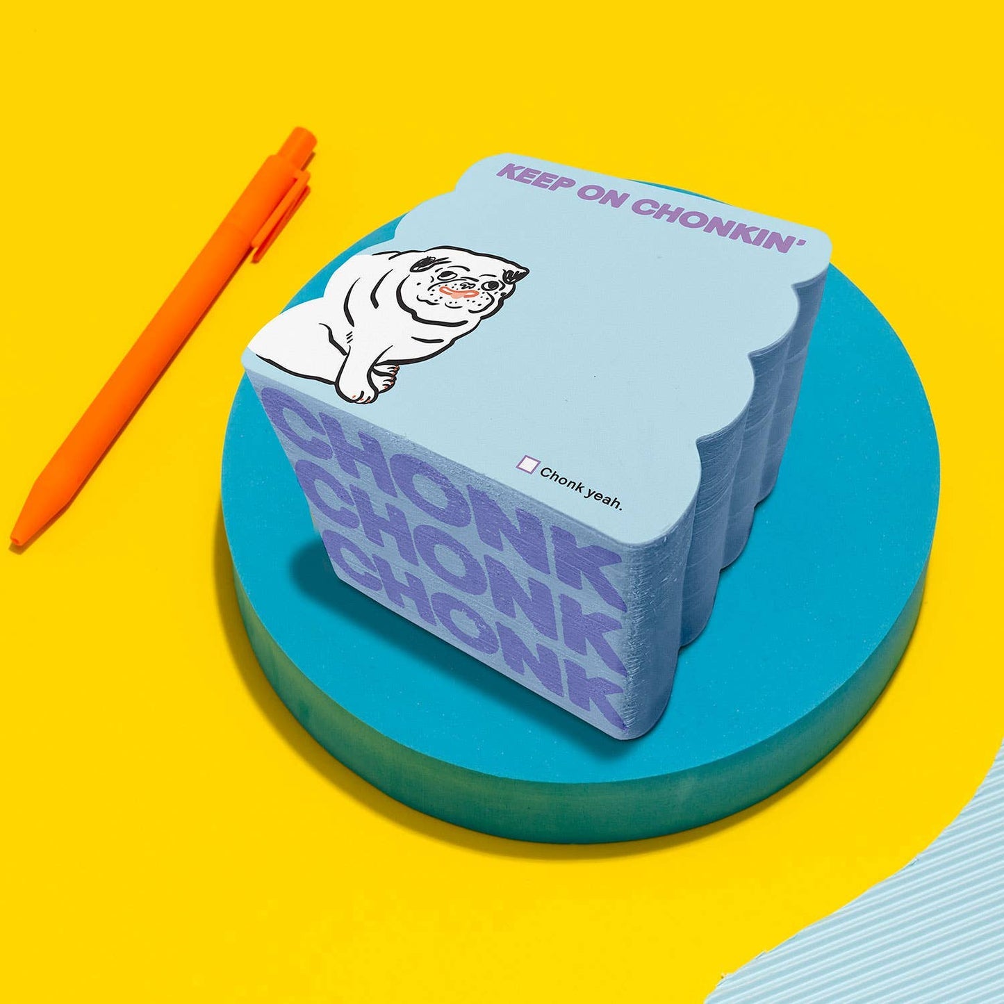 Keep On Chonkin’ Chonky Dog Note Pad