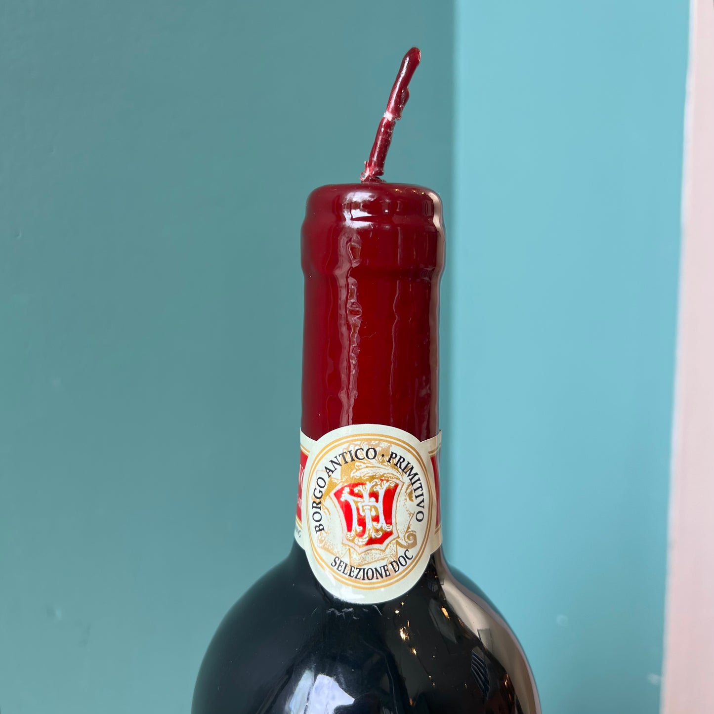 Buon Appetito Wine Bottle Candle