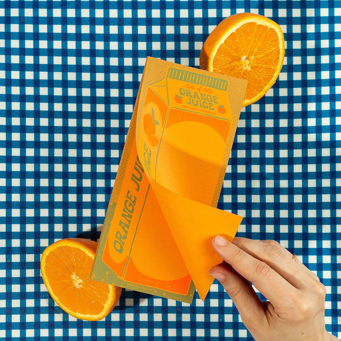 Orange Juice Notepad