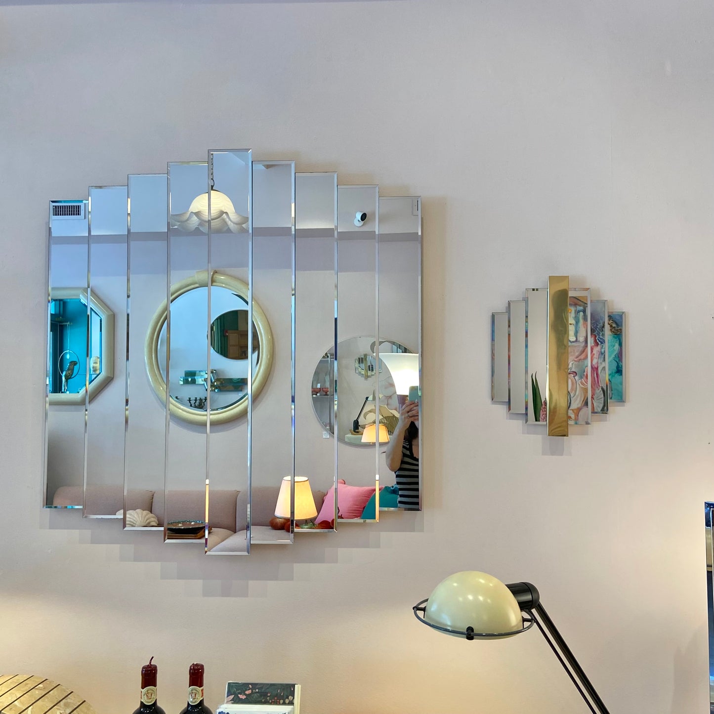 1980's Multi Panel Mirror
