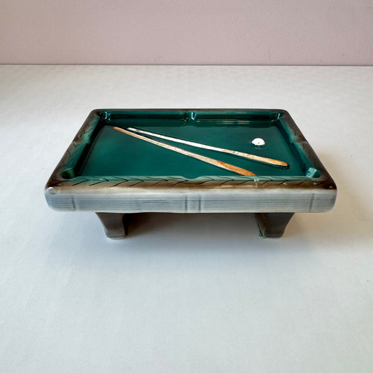 Vintage Mid Century Pool Table Ashtray
