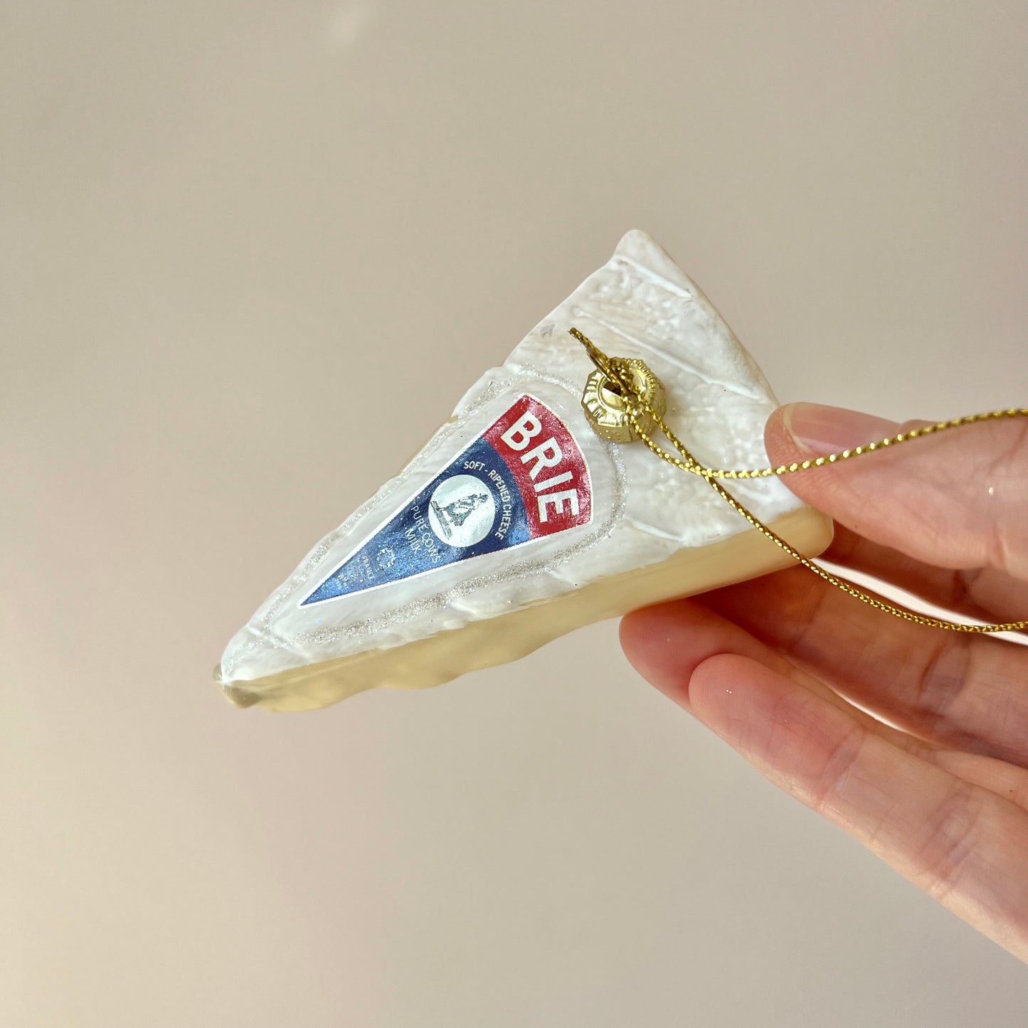 Wedge of Brie Ornament