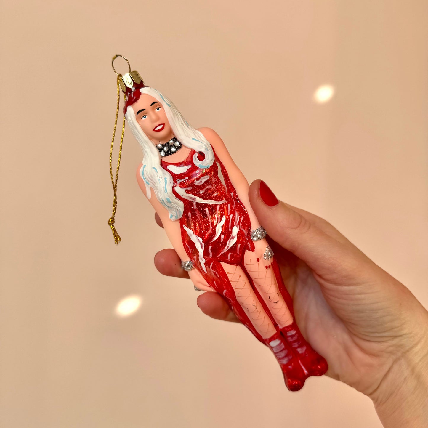 Lady Gaga Meat Dress Ornament