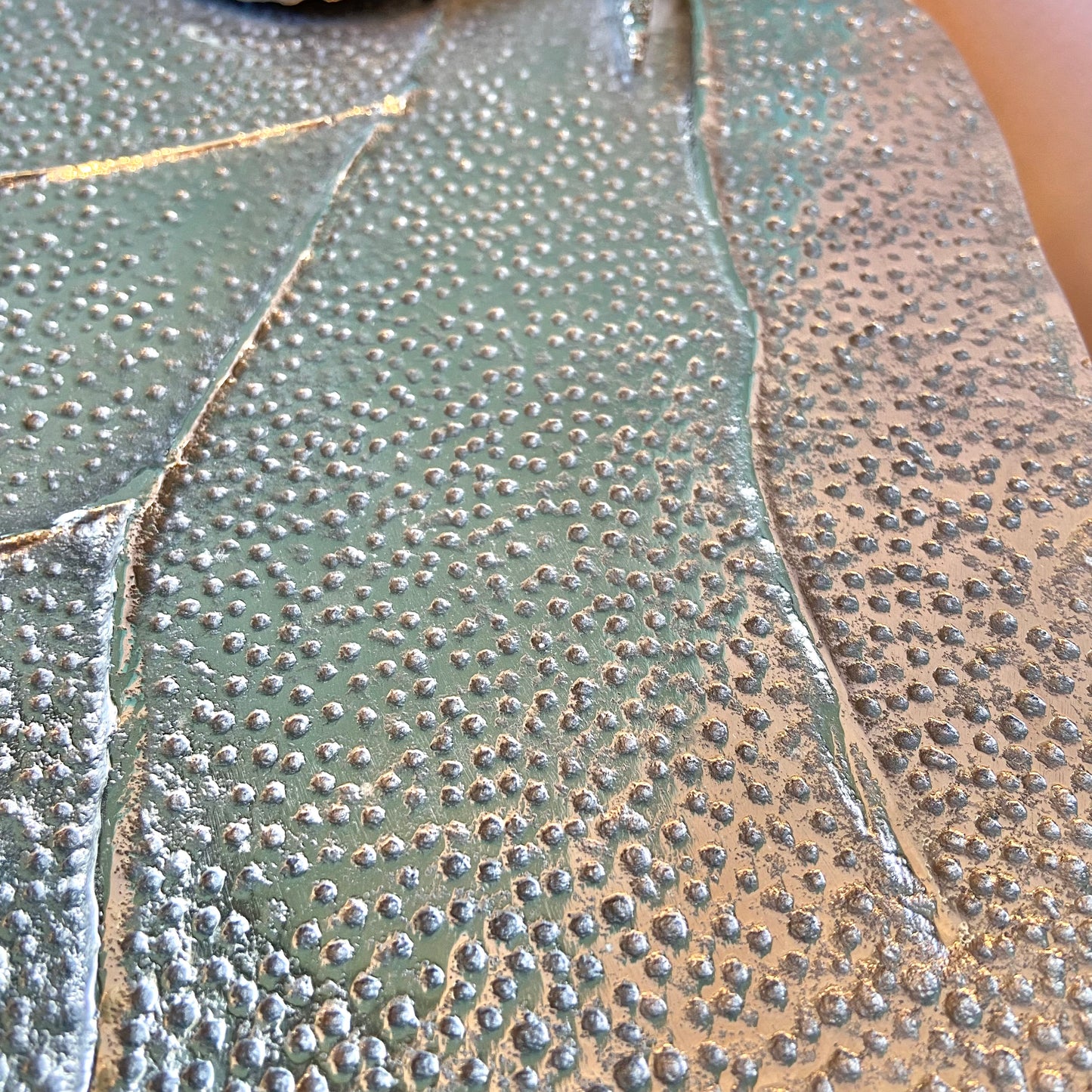 Vintage Arthur Court Style Textured Metal Seashell Platter/Tray