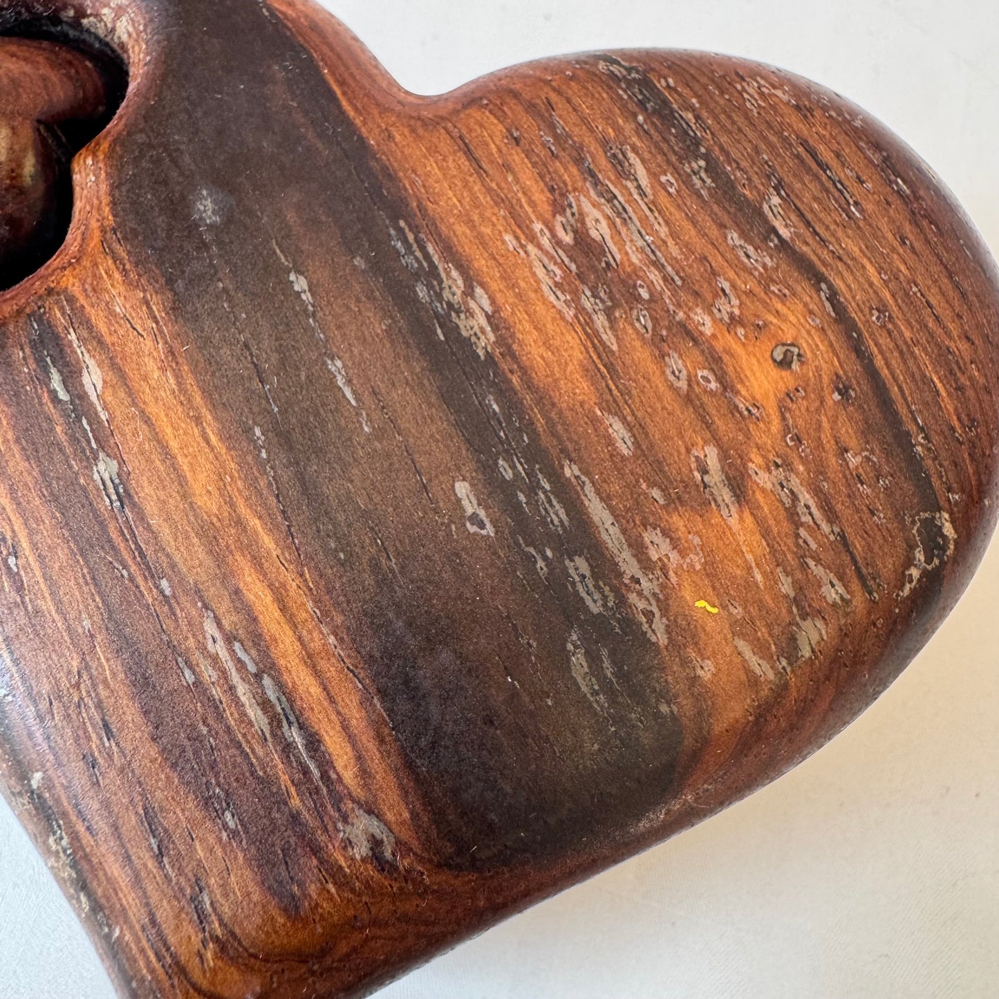 Vintage Wooden Heart Puzzle Box
