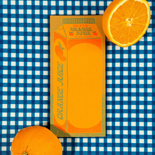 Orange Juice Notepad