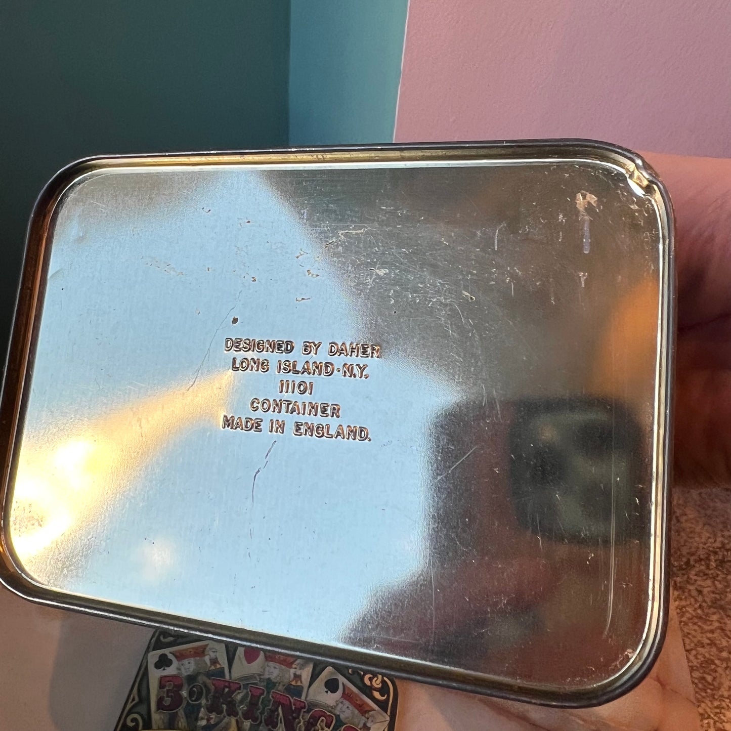 Vintage 3 Kings Tin Can Box