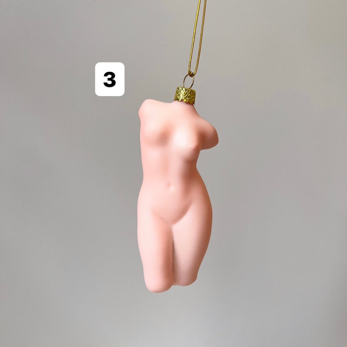 Nude Woman Torso Ornament