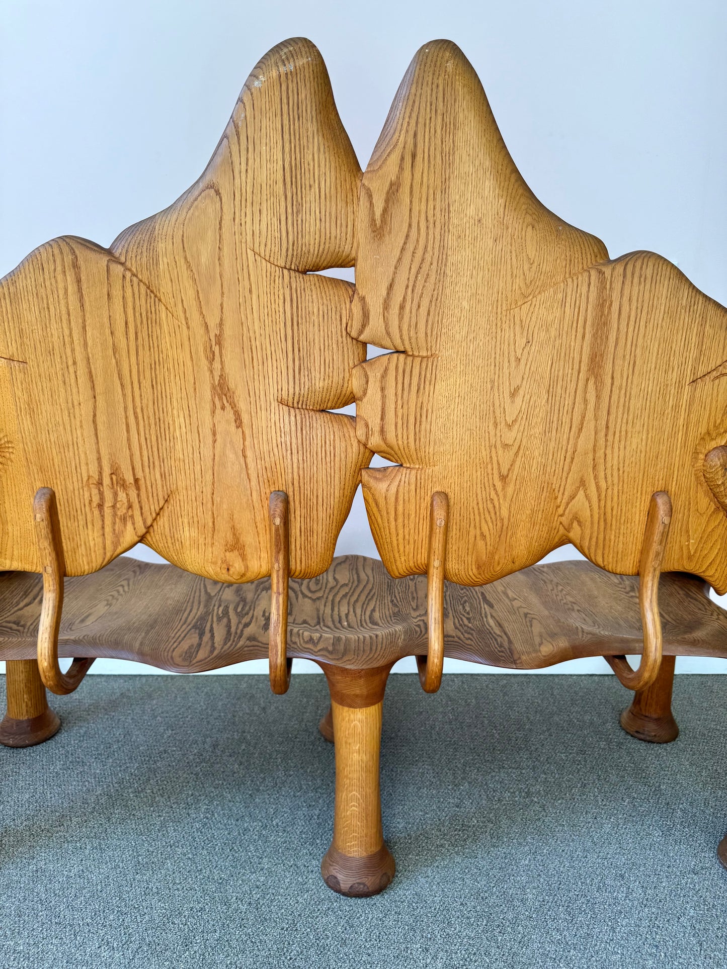 1981 Andrew Willner Elephant Bench/Signed and dated