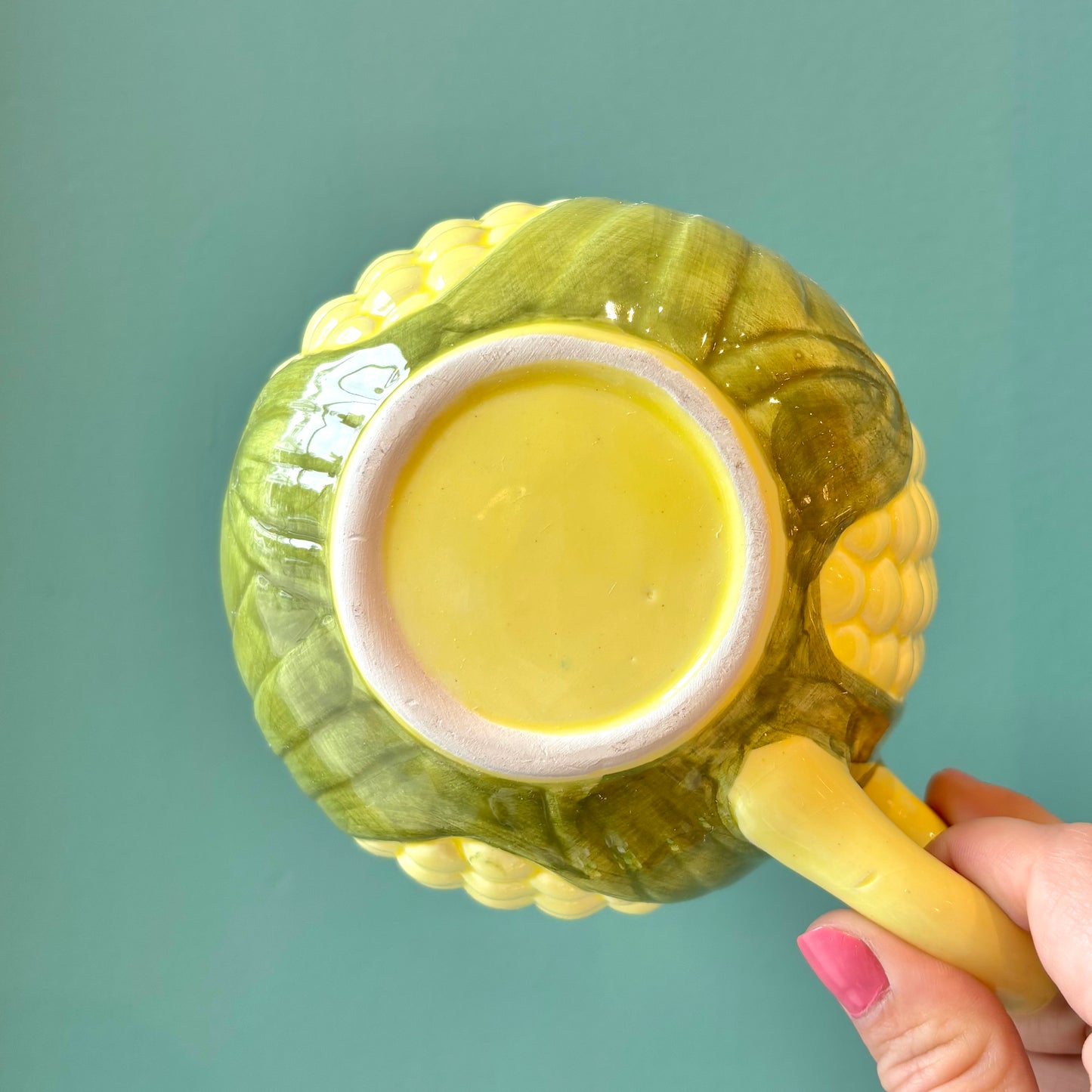 Vintage Set of 6 Large Ceramic Vegetable Mugs