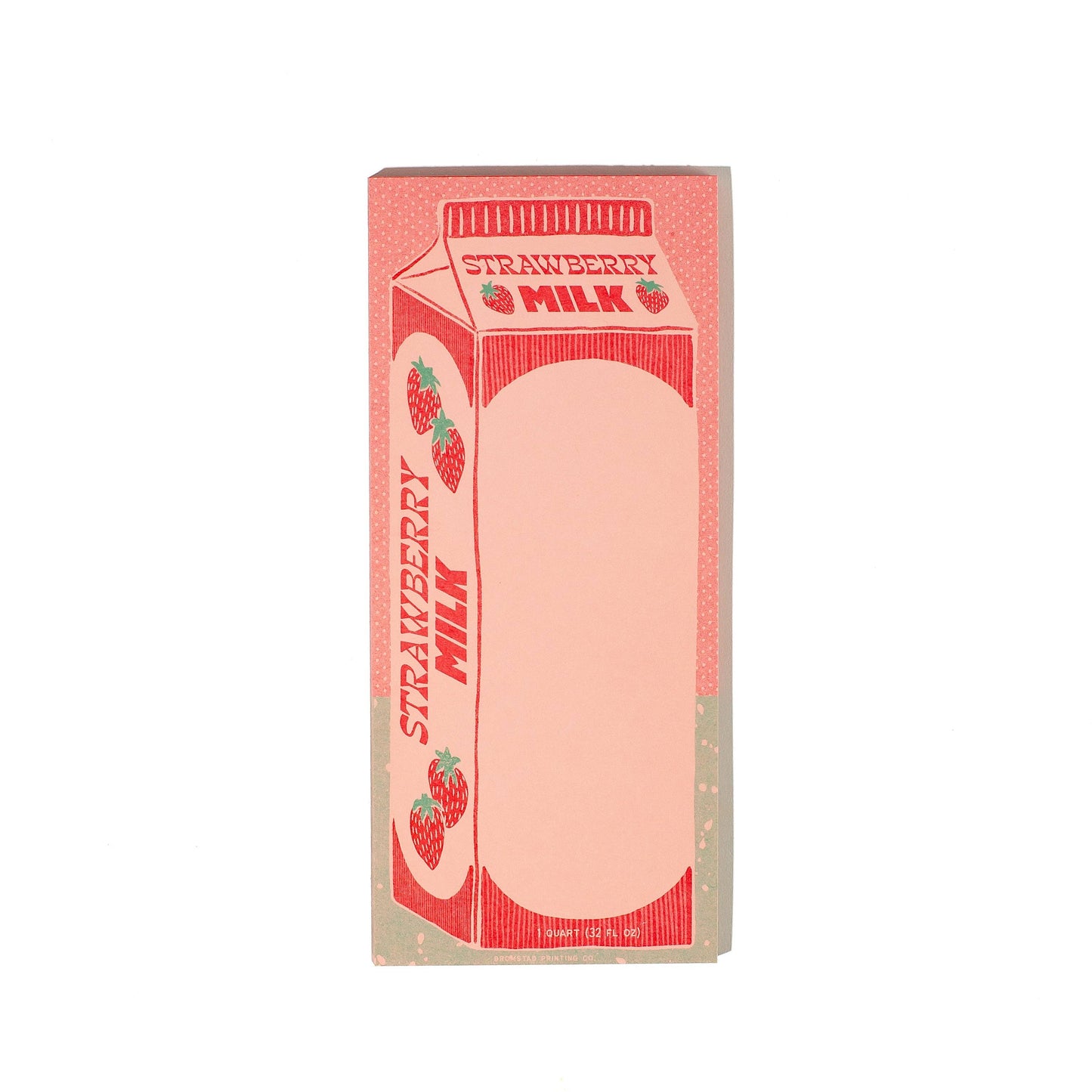 Strawberry Milk Notepad