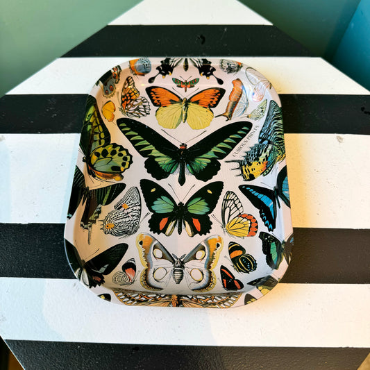 Metal Butterflies Trinket Tray