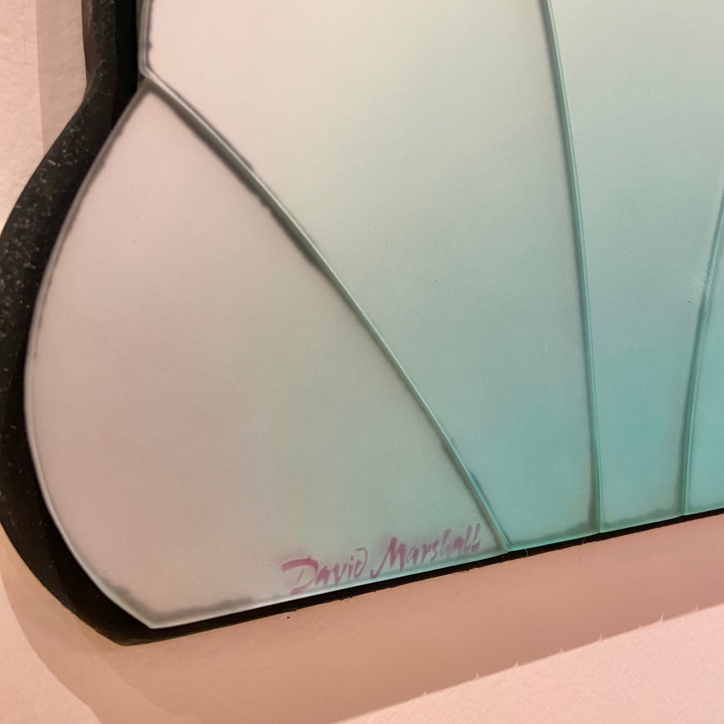 Vintage David Marshall Crane Mirror
