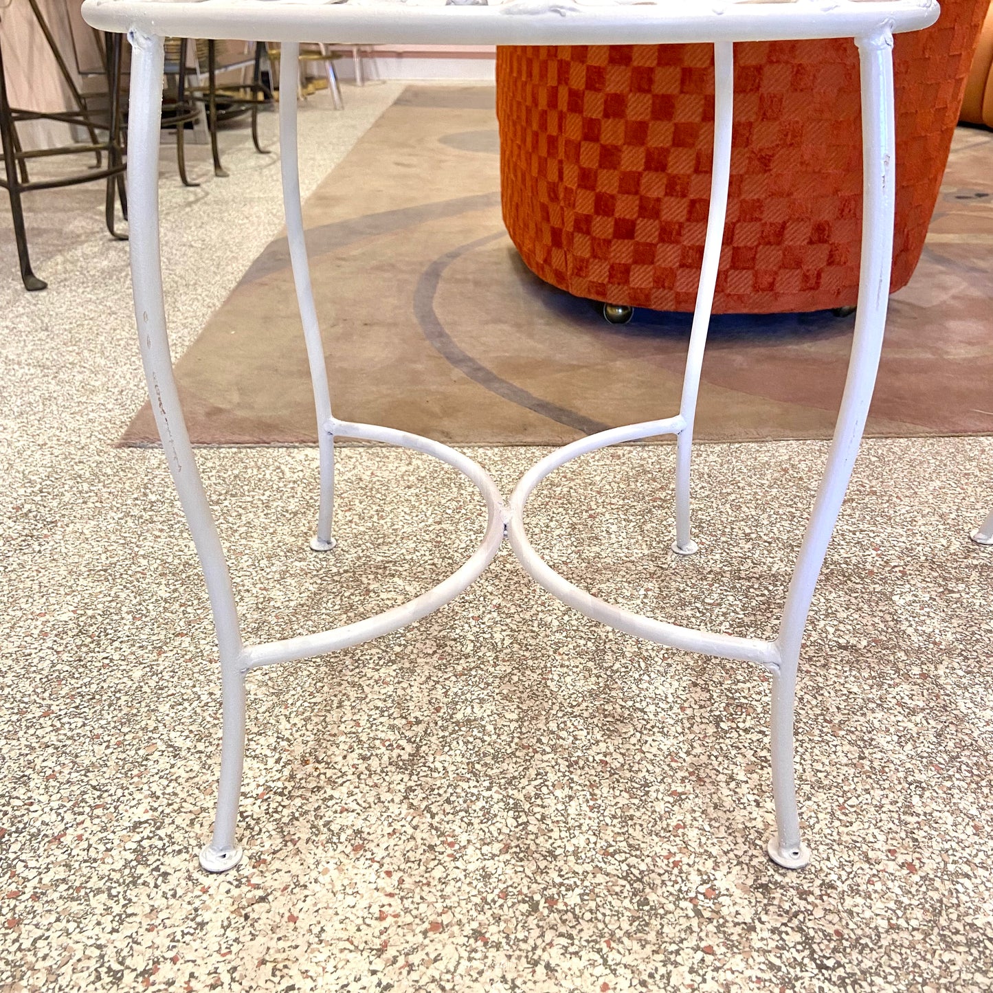 Pair of White John Risley Style Face Chairs