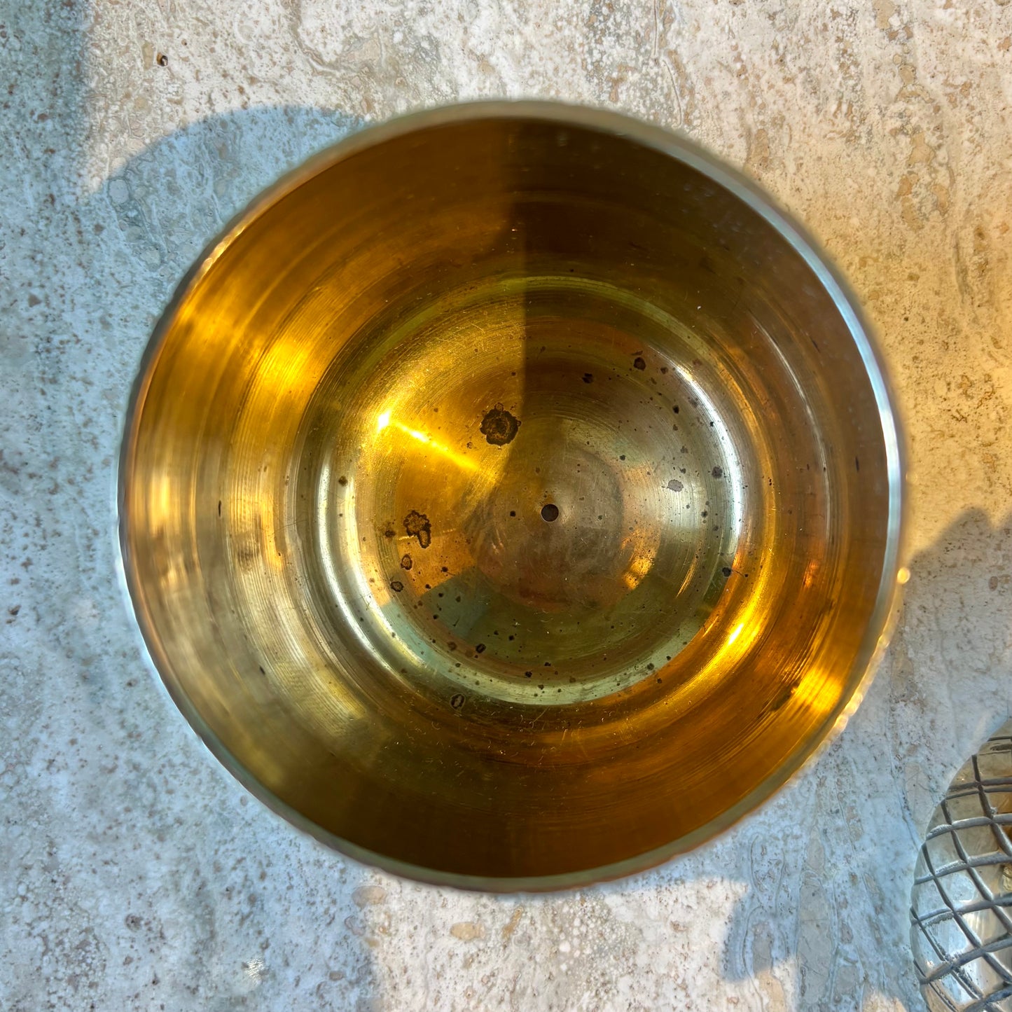 Vintage Brass Pineapple Box 7”