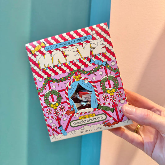 Holiday Peppermint Pad Bonbon Box - 4oz