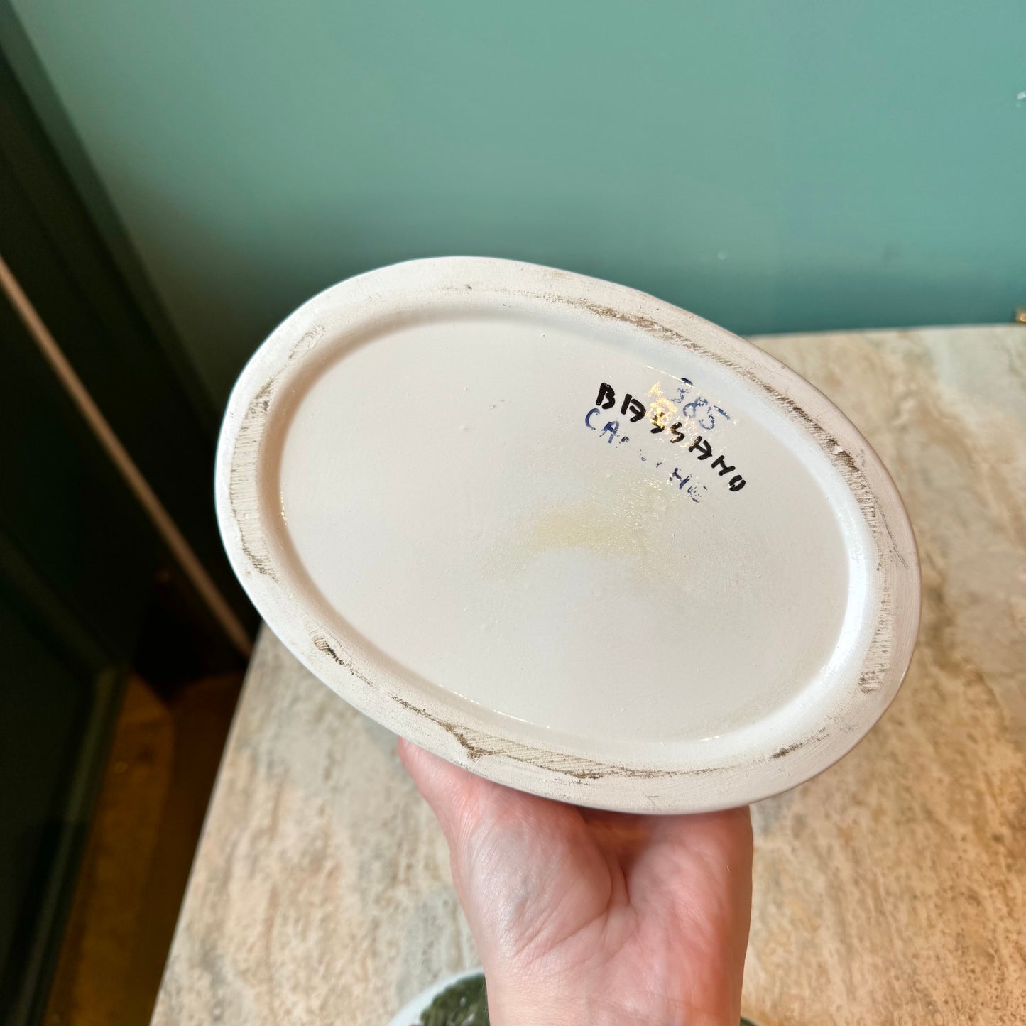Vintage Ceramic Italian Strawberry Box