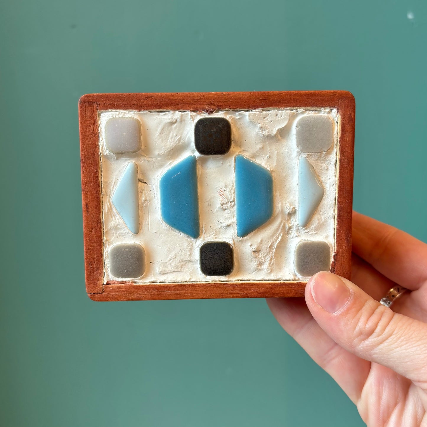 Vintage Mosaic Lid Box