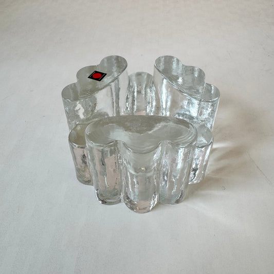 Vintage Clear Glass Wiesenthal Hutte Votive Candle Holder/Catchall