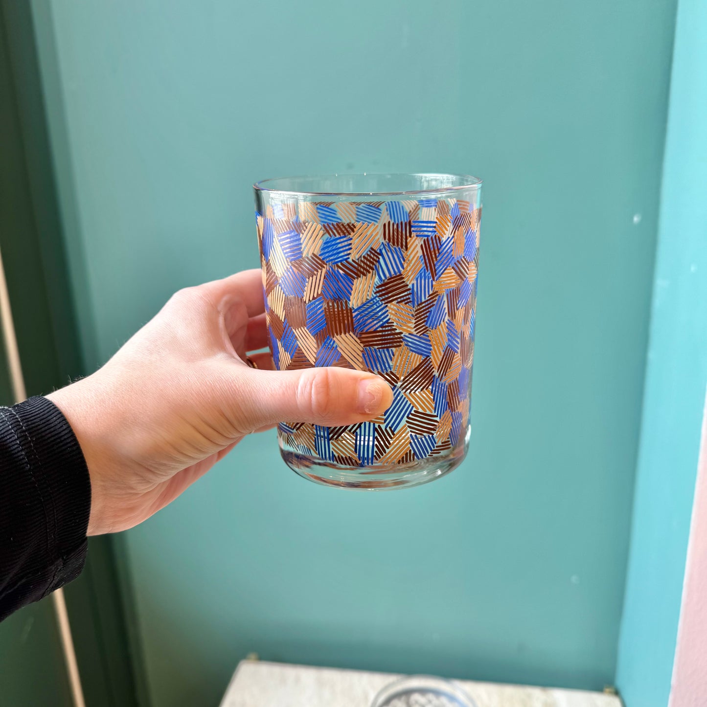 Set of 6 Mid Century Old Fashioned Cocktail Glasses by Donghia