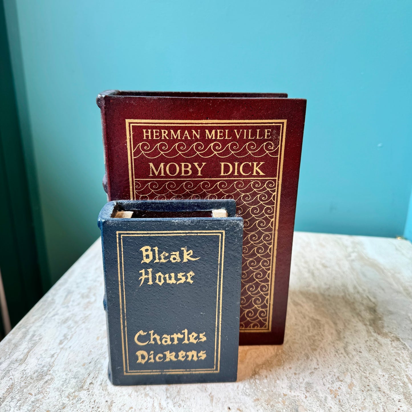 Wooden Vintage Classic Novel Book Vase